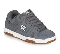 DC Shoes Men's Stag Sneaker, Grey/Gum, 11.5 UK