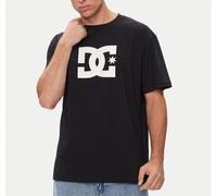 DC SHOES MENS T SHIRT.NEW STAR BLACK COTTON LOGO SHORT SLEEVED TOP T SHIRT S24