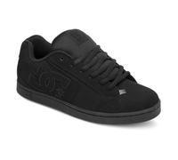 DC Shoes Net M - Zapatillas de deporte de cuero nobuck para hombre, Negro, 44.5 EU