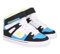 DC Shoes Pure High Top EV Hook & Loop Trainers - Black/Blue/Lime - 13K UK