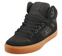 DC Shoes Pure High-top Wc Mens Skate Trainers in Black Gum - 7 UK
