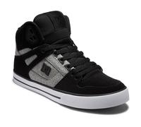 DC Shoes Men's Pure High Top Trainers Skate Shoe Black White Blue