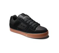 DC Shoes Pure-Leather Shoes for Men Sneaker, Black/Gum, 10 UK