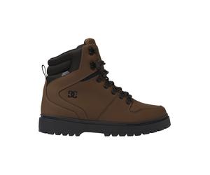 DC Shoes - Sherpa-lined shoes - Peary TR Dark Chocolate for Men in Leather - Size 9,5 US - Brown Brown 9.5 US