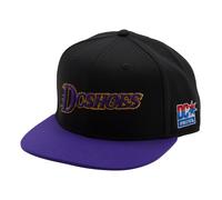 DC SHOES SHY TOWN EMPIRE BLACK & RED SNAPBACK CAP HAT
