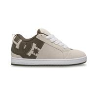 DC SHOES SKATE COURT GRAFFIK SE OFF WHITE - OLIVE 300529 OVS MENS UK SIZE 9 - 12