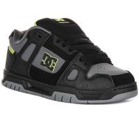 Dc Shoes Stag Lace Up Camo Chunky Sole Leather Unisex Trainer Black UK 7 - 12