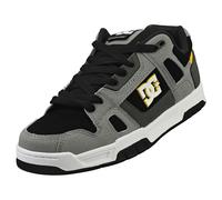 DC Shoes Stag Mens Skate Trainers in Grey Yellow - 11 UK