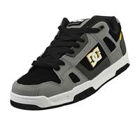 DC Shoes Stag Mens Skate Trainers in Grey Yellow - 9 UK