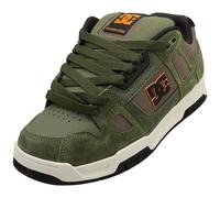 DC Shoes Stag Mens Skate Trainers in Olive - 8 UK
