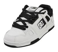 DC Shoes Stag Mens Skate Trainers in White Black - 10.5 UK