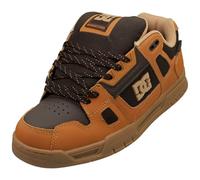 DC Shoes Stag Wnt Mens Skate Trainers in Tan Brown - 10 UK