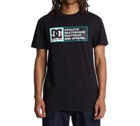 DC Shoes T-Shirt Short Sleeved Cotton Men Density Zone black