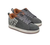 DC Shoes Trainers Leather Sneaker Court Graffik Shoes Men Black Grey Gum