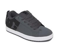 DC Shoes Trainers Leather Sneakers Court Graffik Shoes Men Grey Black White