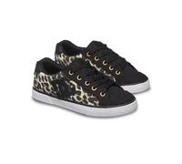DC Shoes Women's Chelsea Sneaker, Cheetah Black, 7 UK