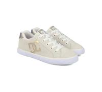 Dc Shoes Women's Chelsea Sneaker, Gold Cream, 4 UK
