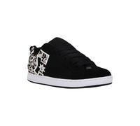 Dc Shoes Women's Court Graffik Sneaker, Black White Print, 3.5 UK