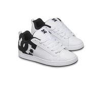 DC Shoes Women's Court Graffik Trainers, White/Black, 40.5 EU
