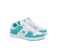 DC Shoes Women's Cure Skate Shoe, White Mint, 8.5 UK