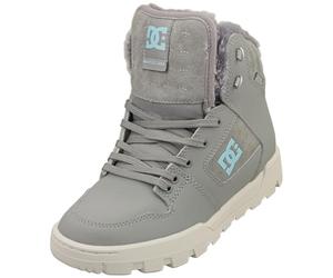 DC Shoes Womens Manteca 4 Faux Fur Lined Boots - Grey/Grey - 5 UK