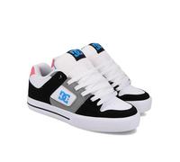 DC Shoes Womens Pure Trainer/Skate Shoe Black/Pink/Blue Size UK 9