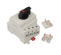 DC Solar Disconnect Switch 4P 1000V 32A with Isolation and Changeover Function, IP20 Protection, Silver-Plated Contacts for Photovoltaic and Industrial