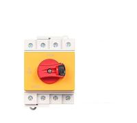 DC Solar Isolator Switch PV 1000V 32A 2P Din Rail Mounting Rotating Handle For Solar EKD6-DB32 CZAOINCU(EKD6-32-4S (4P 32A))