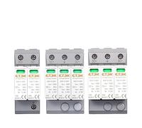 DC SPD House Surge Protective Device 2P 3P 600V 1000V 1500V Type PV 20-40KA Protector Arrester Low-voltage Protection EKU5((T2) 3P 1500V DC)