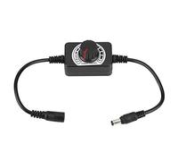 DC Speed Control Switch Adjustable 5 24V Stepless Light Temperature Motor Speed Controller for Motor Drill ABS Black 5.5x3.5x2cm