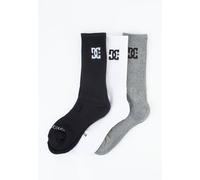 DC - SPP Crew Pack Of 3 Black/Grey/White - Socks - black - Onesize - 73% Cotton 25% Polyester 2% Elastane Onesize