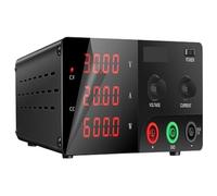 DC Stabilized Power Supply 30V 30A Adjustable Bench Source Laboratory Power Supply 30V 20A High-Power Switching Variable 60V 10A(30V20A Black,220V)