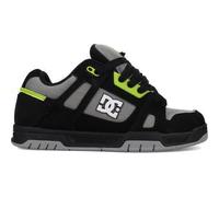 DC Stag Mens Chunky Skate Shoes Leather Trainers Black Green Size 8-13
