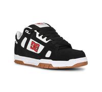 DC Stag Skate Shoes - Black/White/Red