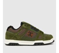 DC Stag Trainers in Green Multi UK 12 (EU 47)
