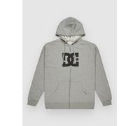 DC Star Zip Hoodie heather grey XXL