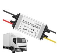DC Step-down Transformer | Adjustable Power Adapter - 24V to 12V DC Converter, for Car Use and Automotive Electronics