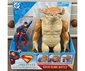 DC studios Superman vs Kaiju Slime Battle movie Action Figure Playset new