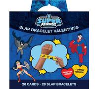 DC: Super Friends Slap Bracelet Valentines: School Valentines