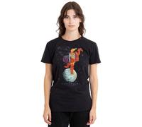 Dc Supergirl Galactic Woman of Tomorrow Ladies T Shirt, Black, Medium