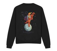 Dc Supergirl Galactic Woman Of Tomorrow Unisex Sweatshirt, Black, Medium