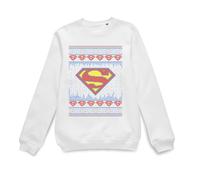DC Supergirl Knit Christmas Jumper - White - S