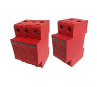 DC Surge Protective Device 2P 3P 40KA DC1000V for Photovoltaic Solar PV Applications with Indicator Light and Rail Mount Installation for Safe Operation (DC1000V 2P40KA)