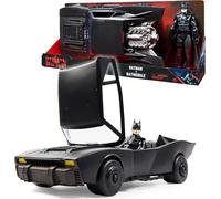 DC Comics, Batman Batmobile with 30-cm Batman Figure, The Batman Movie Collectible, Kids' Toys for Boys and Girls Aged 4 and up