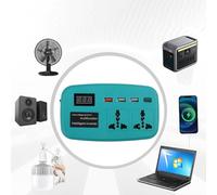 DC to AC 220V Smart Power Inverter Converter for Outdoor and Car Use, Compact Portable Design with High Capacity Performance, Compatible