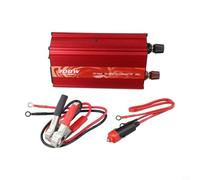 DC to AC Converter 300W Pure Sine Wave Inverter 12V 24V Input 220V Output with USB for RV Camping for Outdoor Generators Converter Car for battery Power Supply Red(300W 220V)