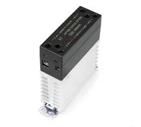 DC To AC Solid State Relay 40A With Integrated Aluminum Heat Sink 3-32VDC Input 24-480VAC Output 35mm Din Rail Mount Compatible(40A)