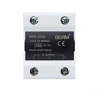 DC to AC Solid State Relay Module 10DA to 100DA with Low Power Control Voltage 3 32VDC Load Voltage 24 480VAC for Heating and Motor Loads (BEM-10DA)