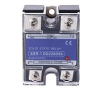 DC to DC Single Phase Solid State Relay 3-32VDC Input 5-220VDC Load SSR Relay for Control System (80A)