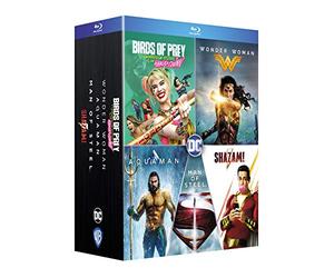 DC Universe-Coffret 5 Films : Birds Prey et la fantabuleuse Histoire de Harley Quinn + Shazam + Aquaman + Wonder Woman + Man of Steel [Blu-Ray]